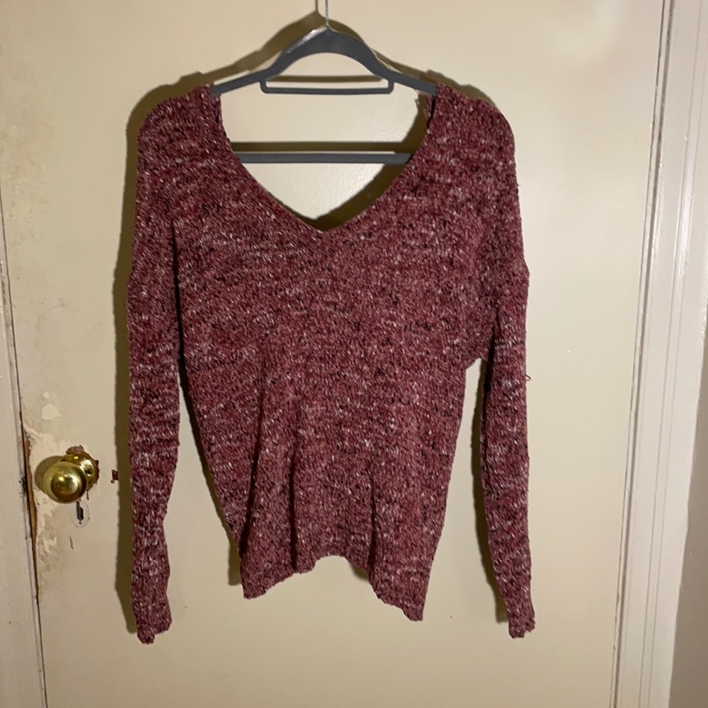 Alya twist back sweater